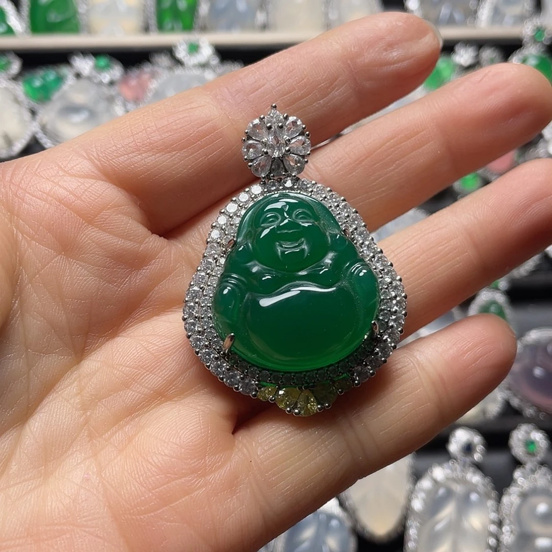 玛瑙/玉髓合金挂件