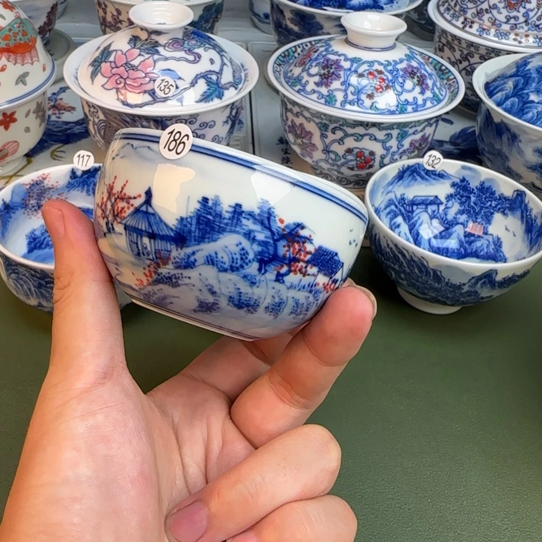 彦祖纯手工手绘茶具186