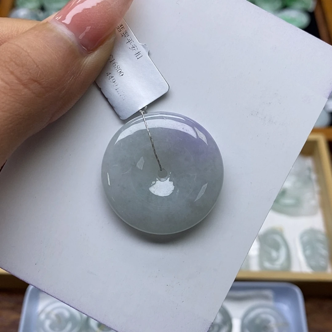 【闪购商品】翡翠颈饰未镶嵌平安扣