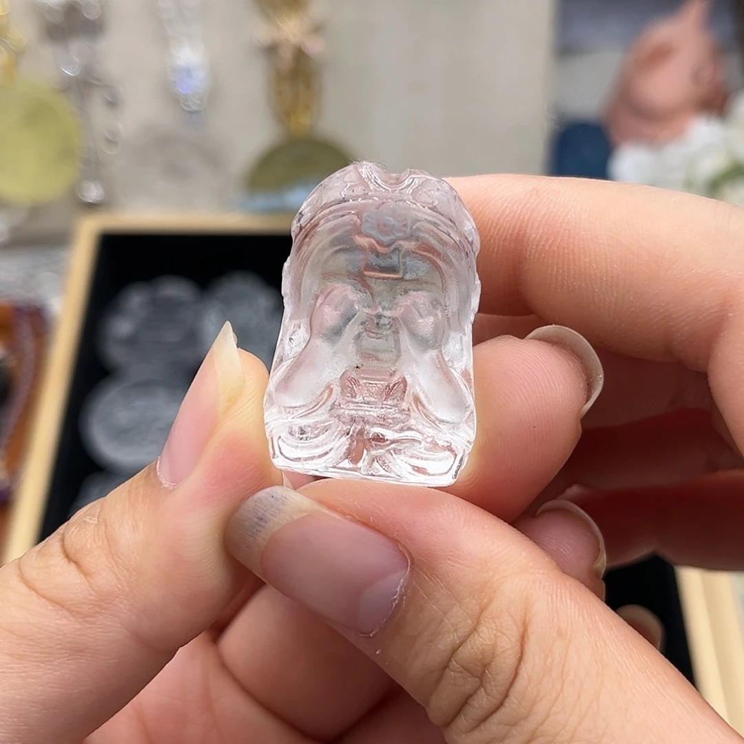 银S925镶嵌颈饰水晶D*白水扎基拉姆63