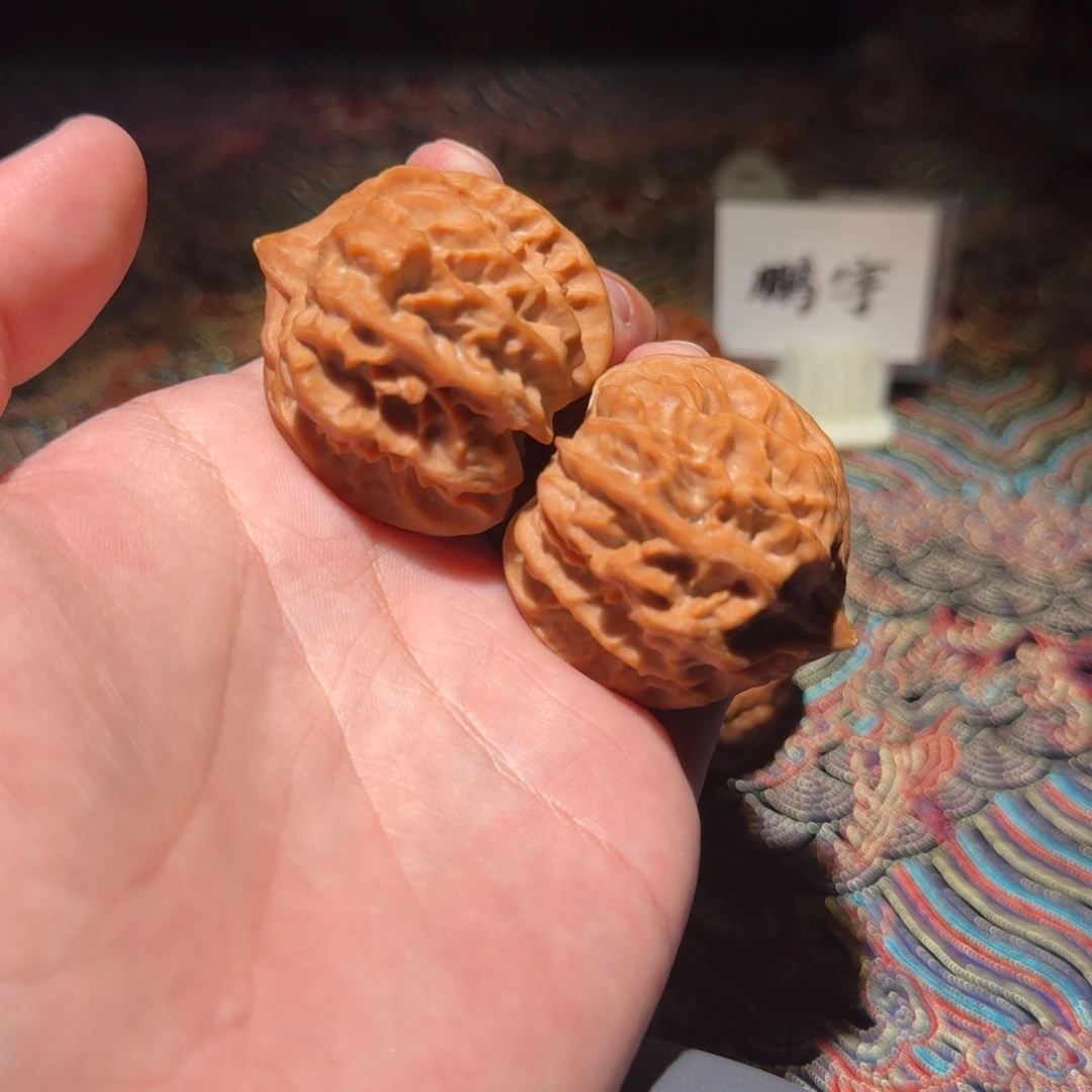 无***王核桃把件258号41曹大龙文玩核桃