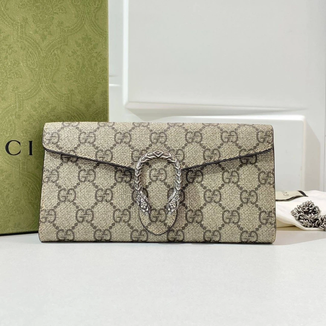 95新 GUCCI/古驰 古驰老花酒神WOC单肩包 THHZ3555