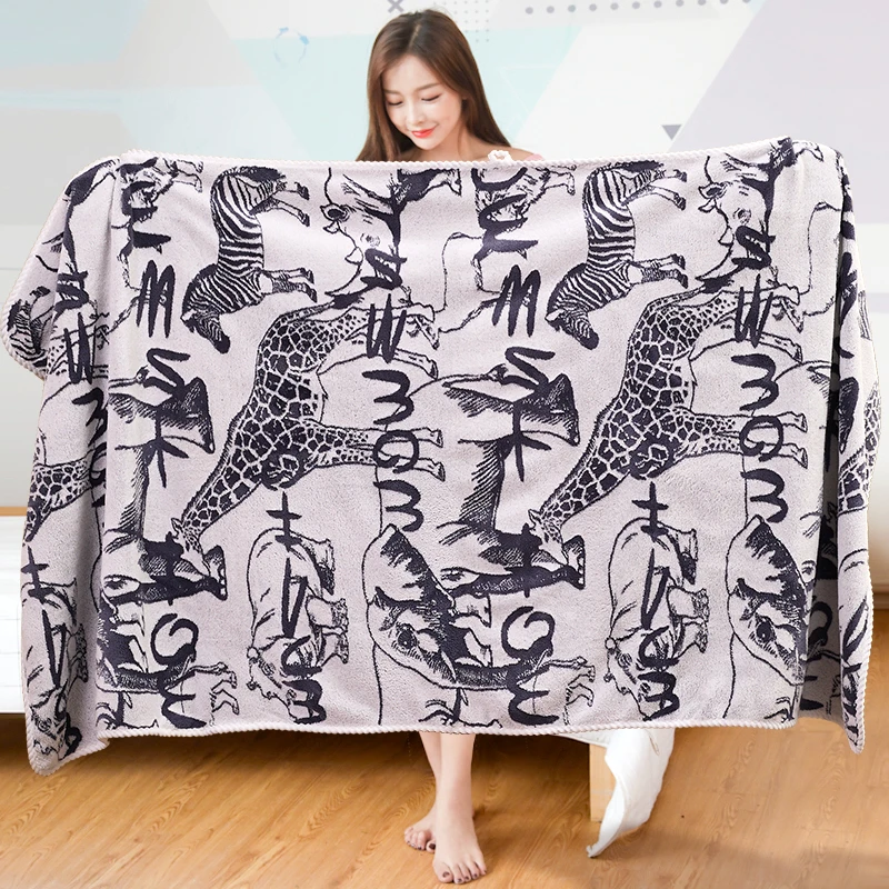 大浴巾男女家用裹全身比纯棉吸水成人加厚洗澡裹巾儿童毛巾新款