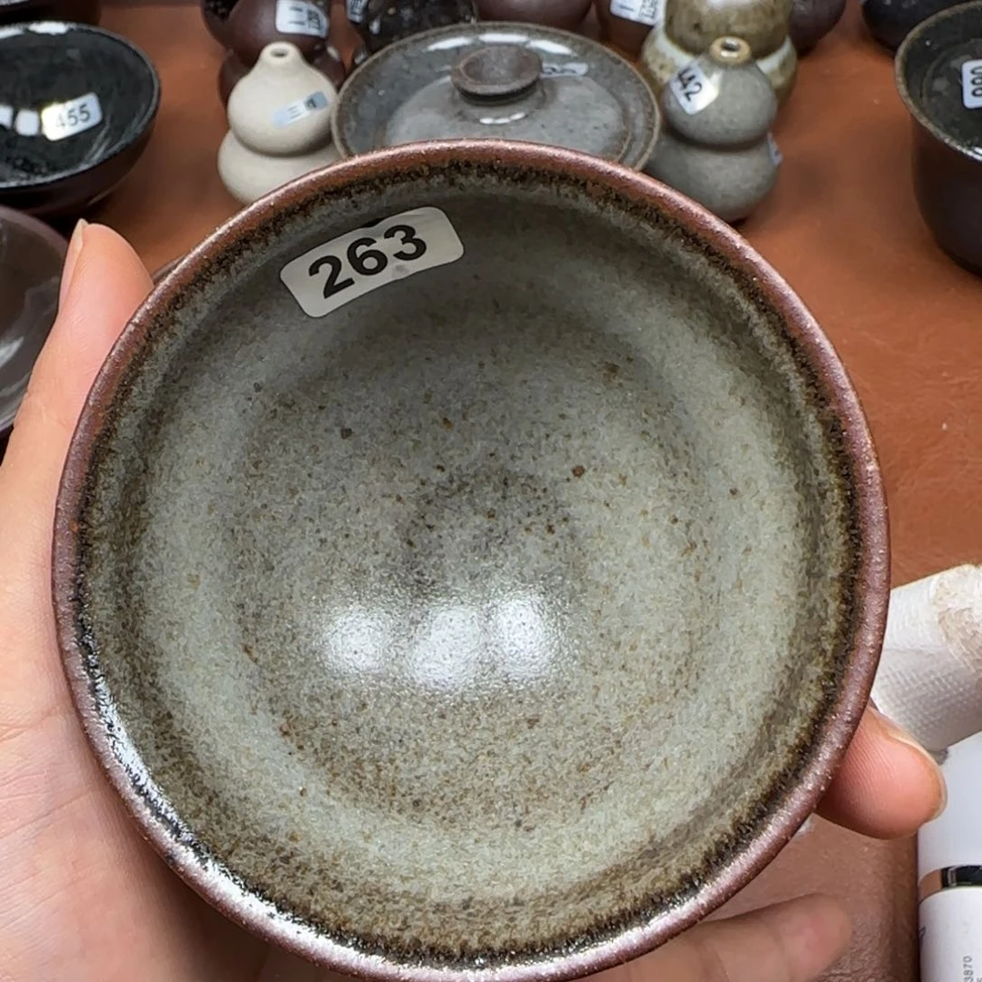 茶盏龙窑柴烧原矿原釉（微瑕）263