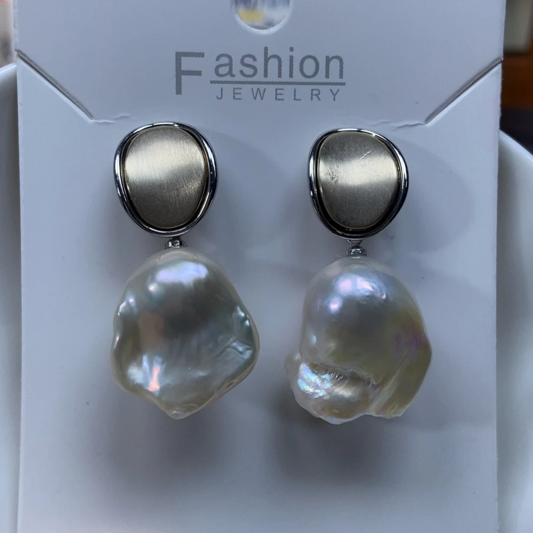 淡水珍珠耳饰合金特价616