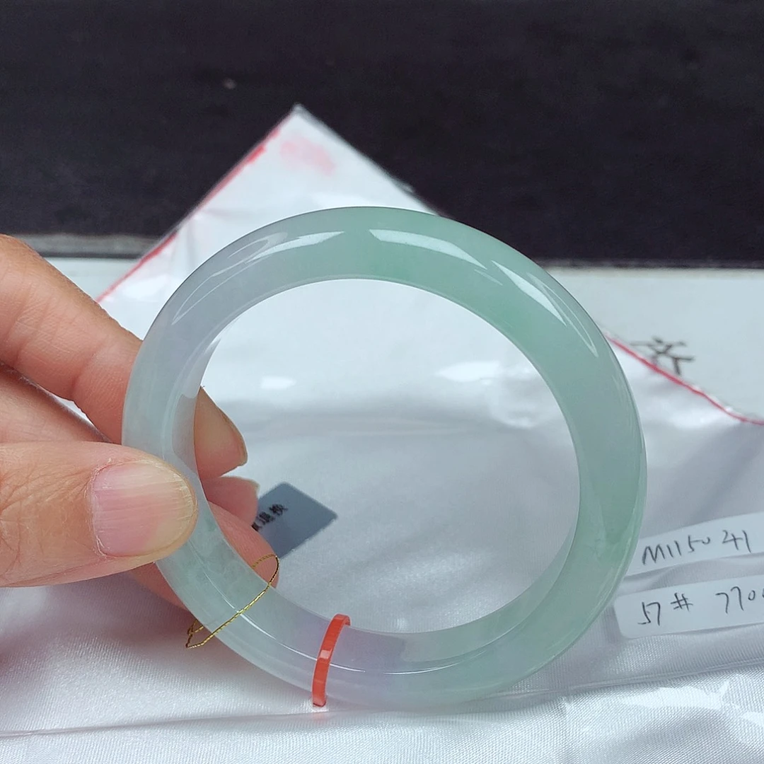 未镶嵌手镯翡翠57圈5041