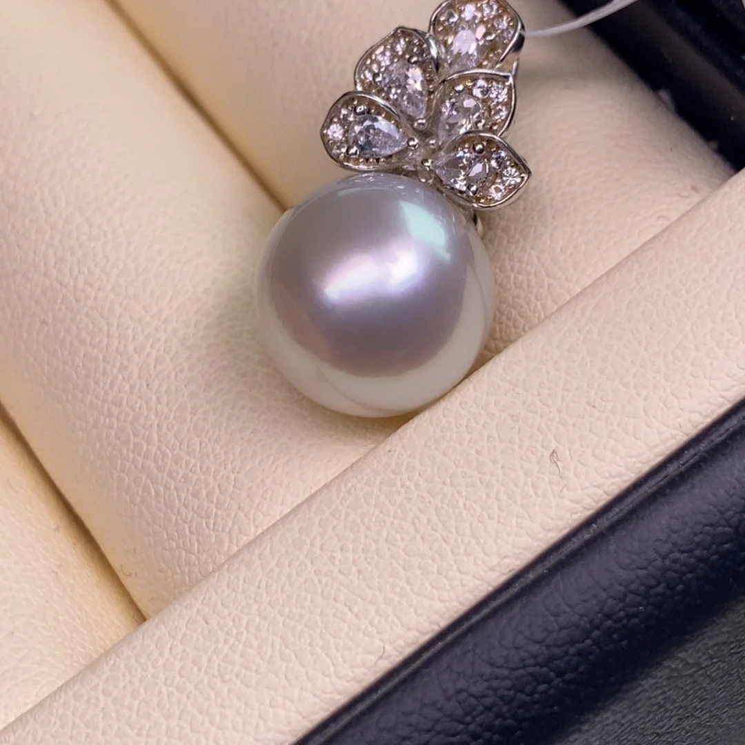 颈饰银S925镶嵌海水珍珠