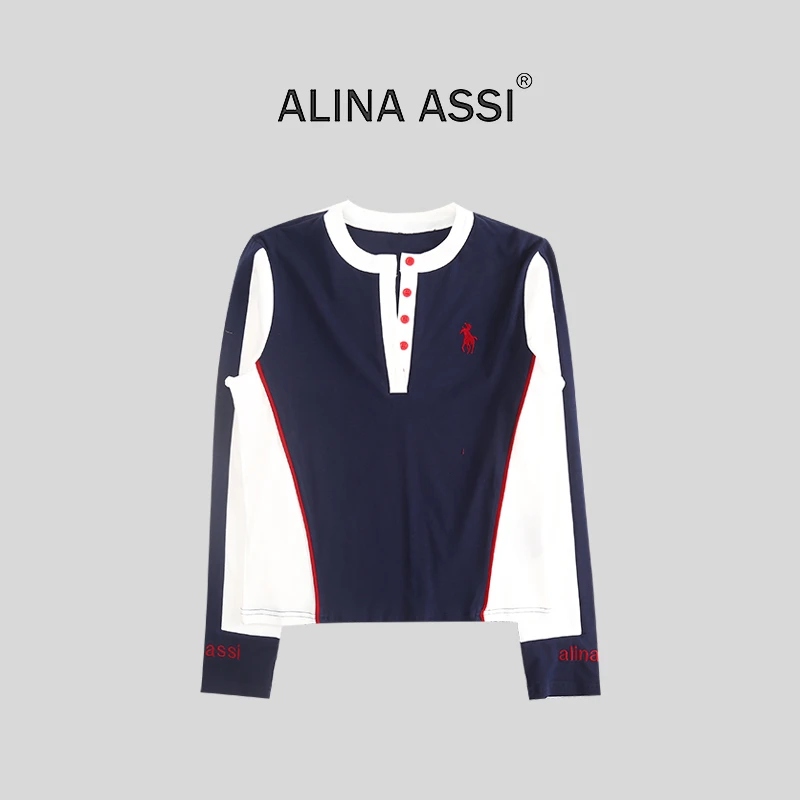 【糯米姐】2025秋季新款T恤百搭休闲长袖上衣N0267