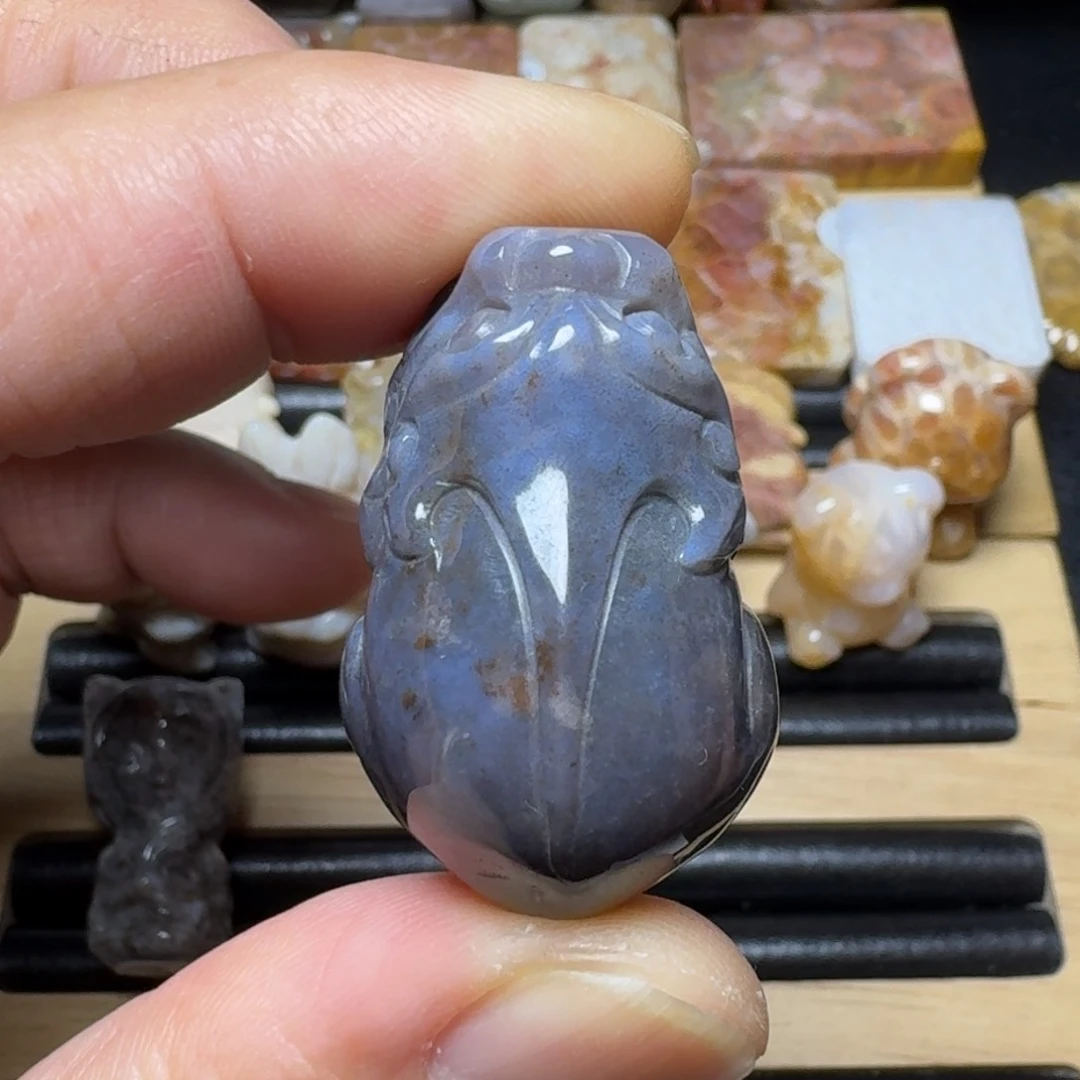 石英质玉纯天然色有机玉石未镶嵌