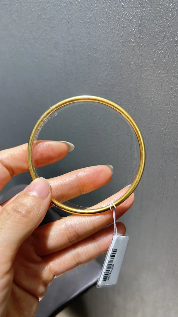 足金999古法素圈手镯62# 28.73克