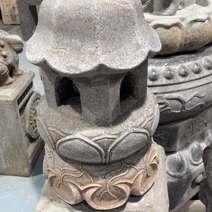 花***儿石材石灯包邮。