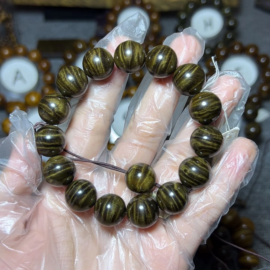 阴沉木手串/手链灰****兔阴沉1.5大闪电