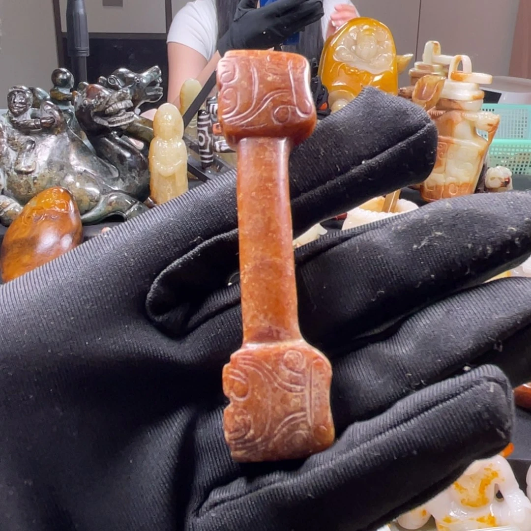 和田玉未镶嵌挂件9