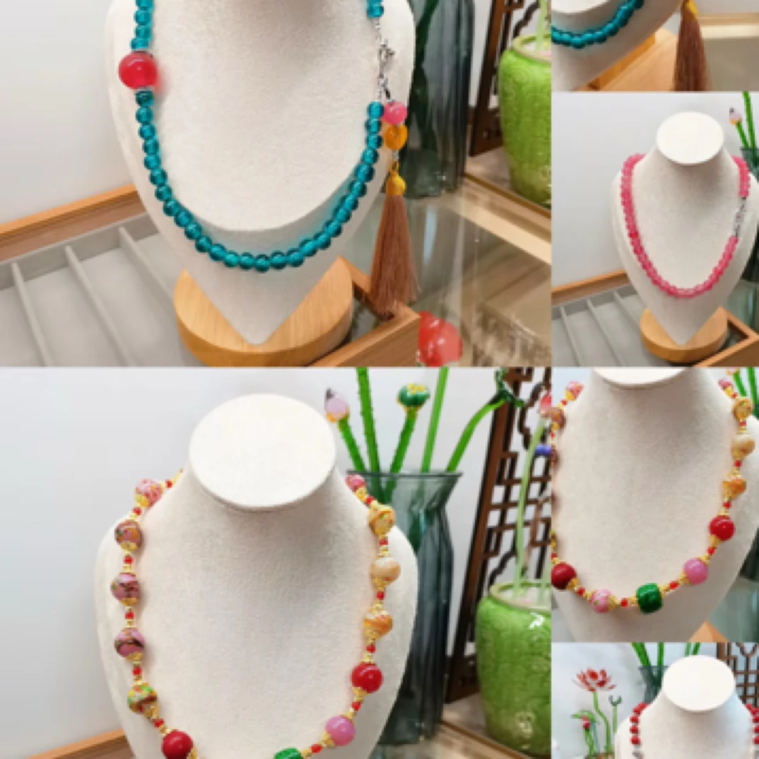 直播间多款手链项链毛衣链挂件饰品