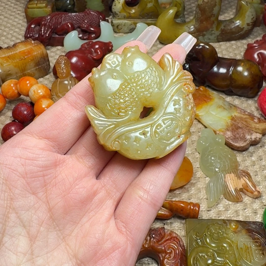 白玉菩提吊坠挂件