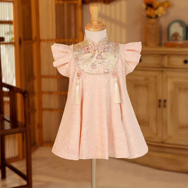 443两色国风裙子（以直播衣服为准）婴幼儿衣服