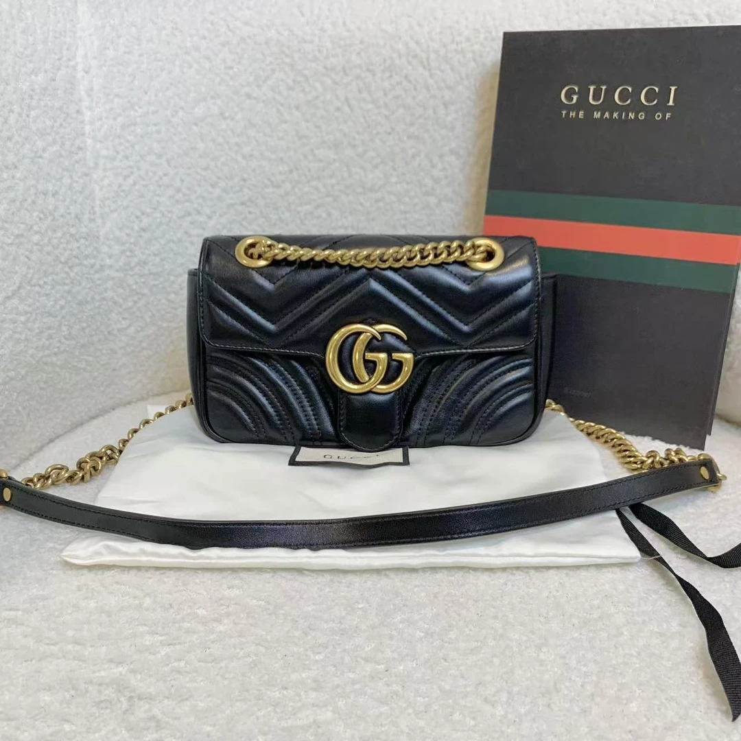 99新 GUCCI/古驰 壹臻/  Gucci黑金马蒙22 31290058