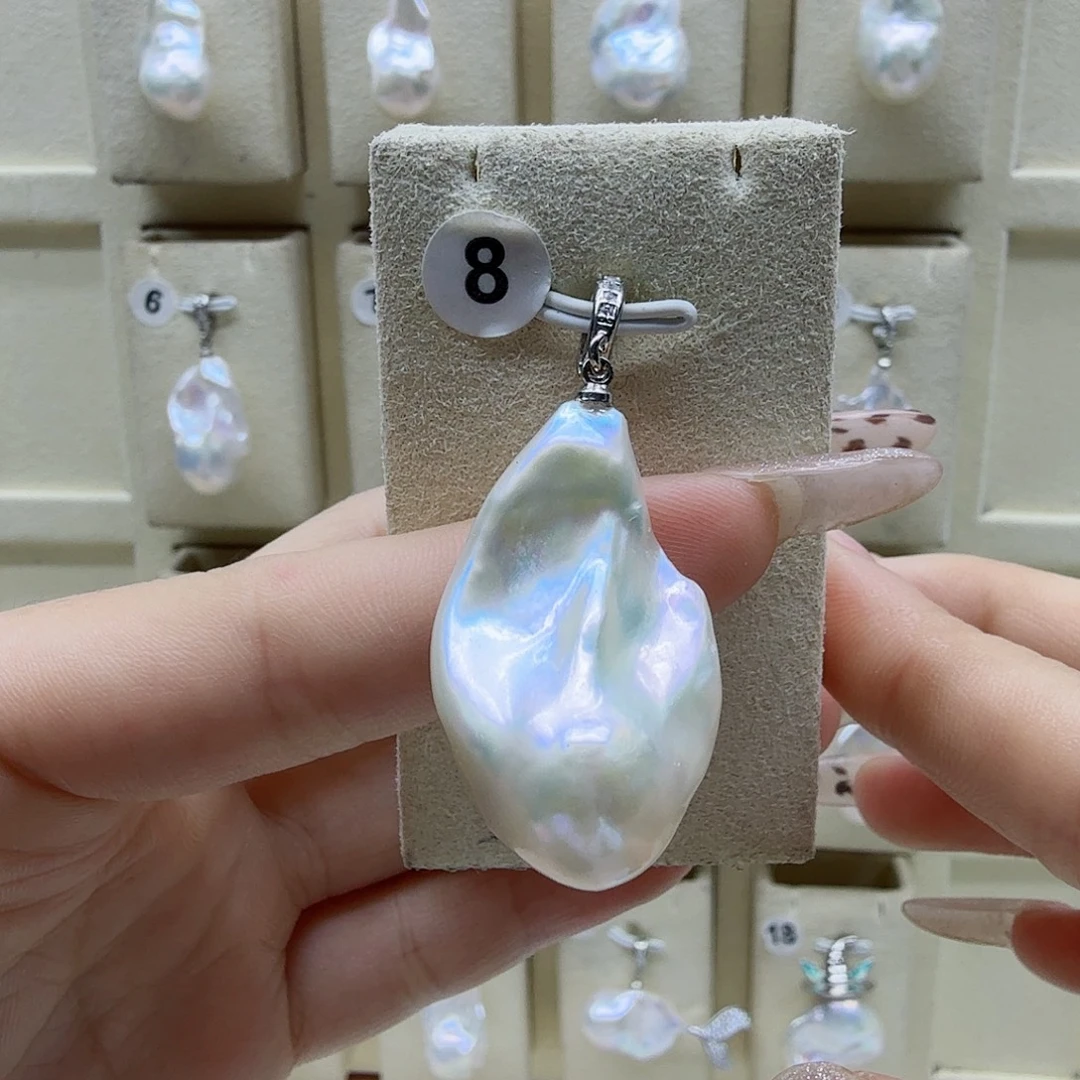 合金淡水珍珠项链