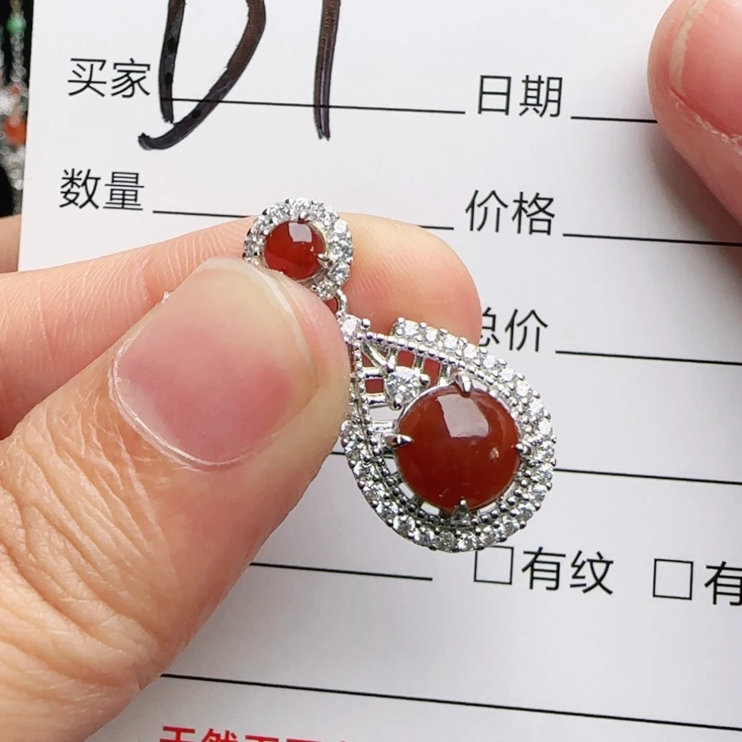 银S925镶嵌戒指翡翠