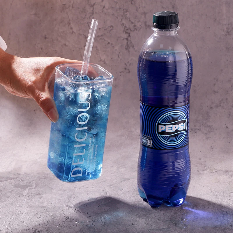 泰国进口蓝色限定款无糖百事可乐网红汽水高颜值碳酸饮料巴厘岛