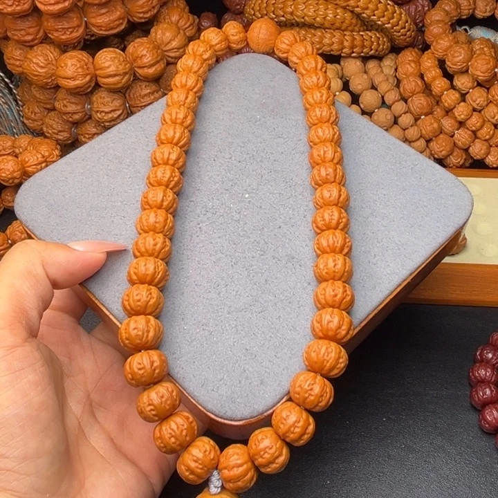 猴头核桃吊坠肉八棱手持40颗1.4尺寸