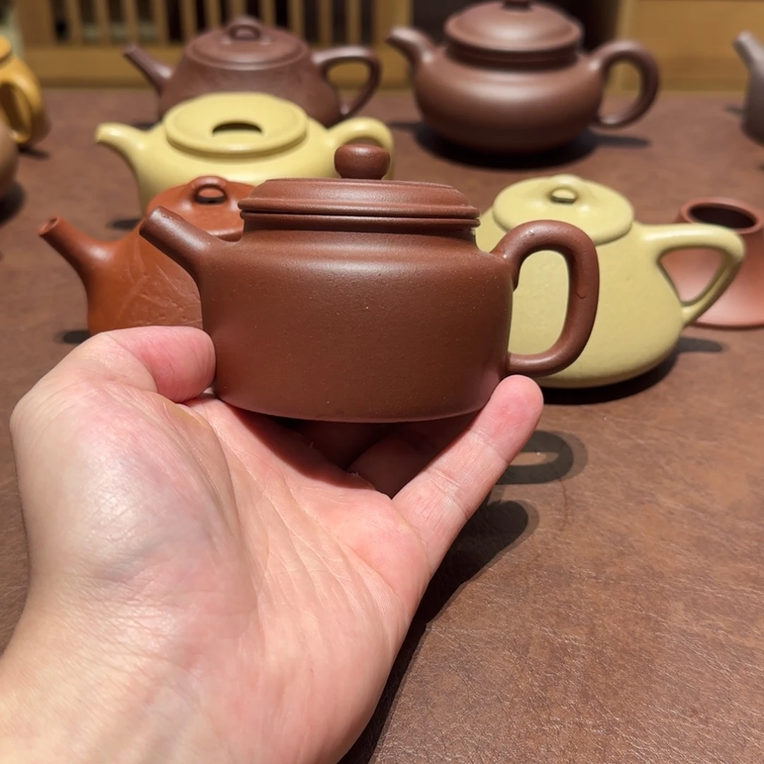 紫砂茶壶紫泥德钟