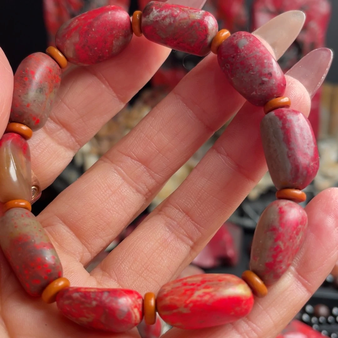 昌化鸡血石昌化鸡血石手串