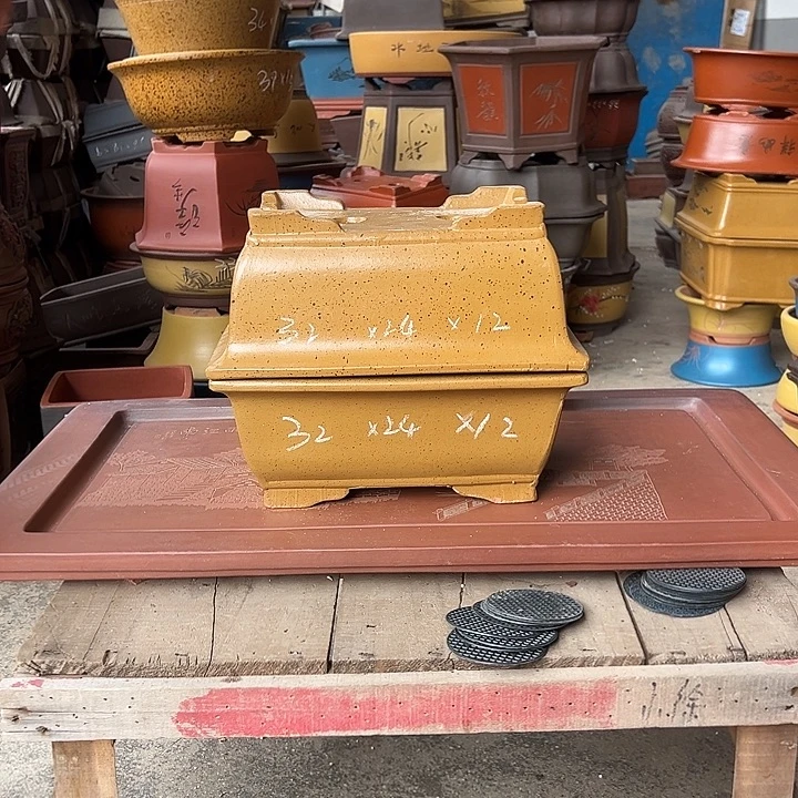 紫砂花盆紫砂花盆