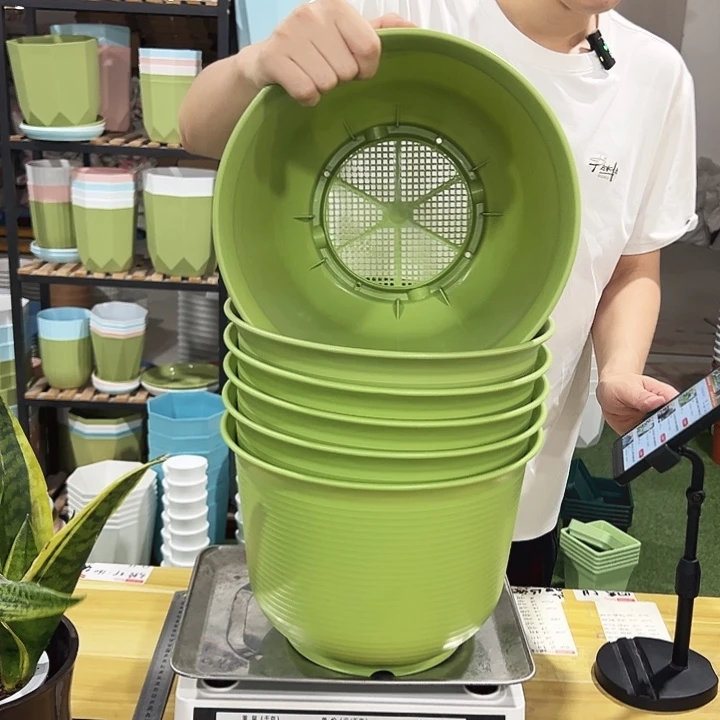 特价矮陶口30高21果绿无托6只