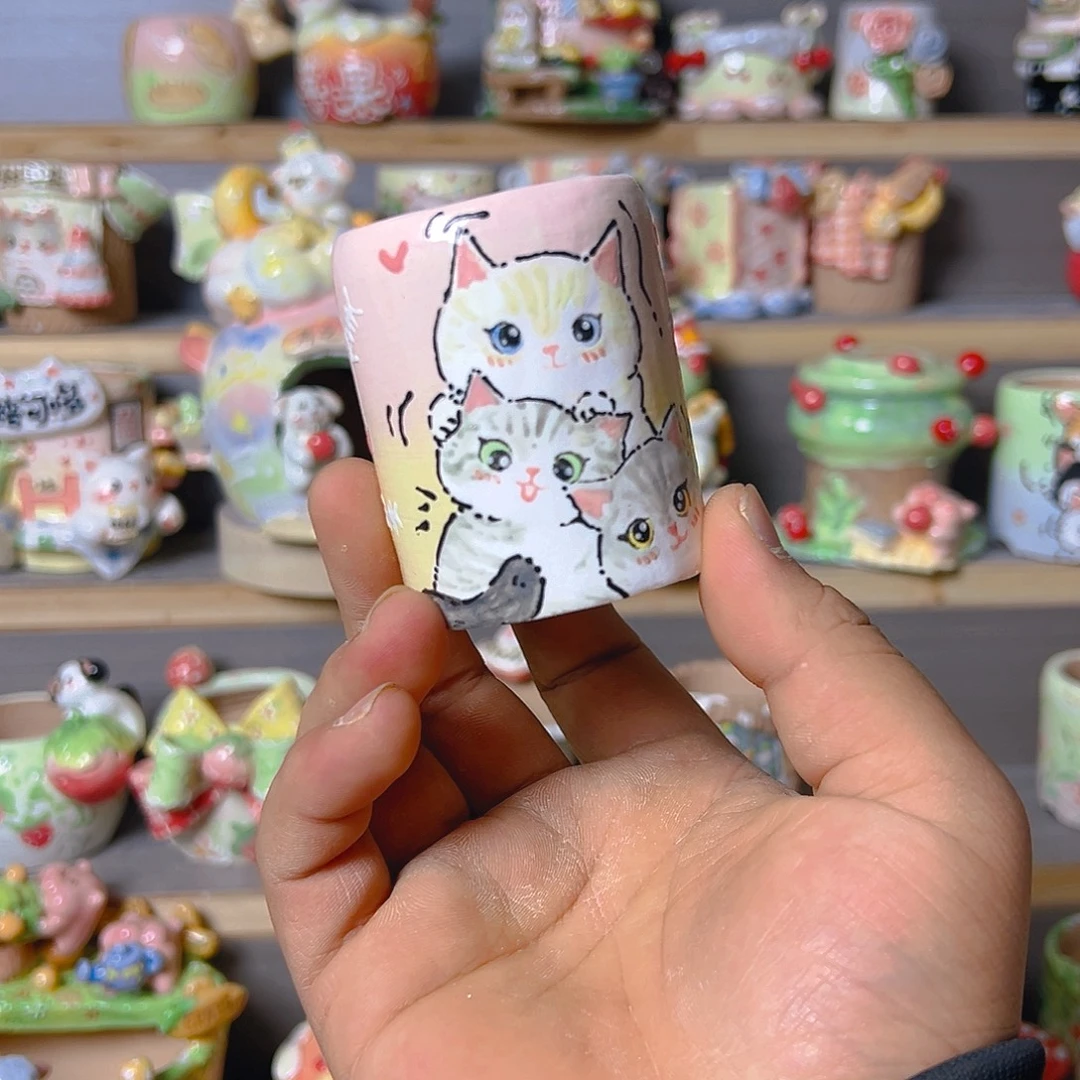 一***妹老梧家的手工多肉花盆