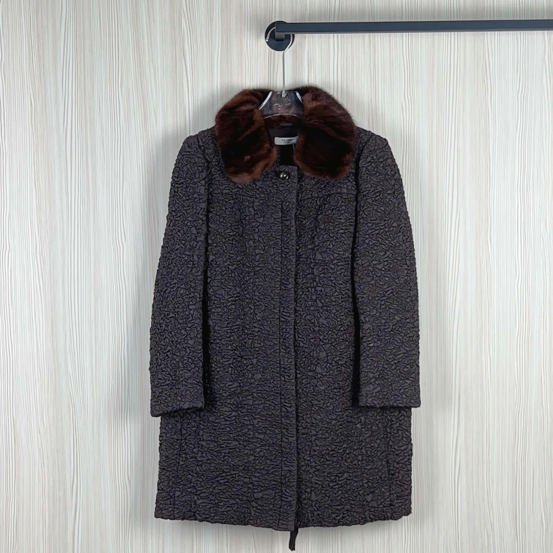 99新 Prada/普拉达 安洁利严选大衣 尺码48成色看直播 GSS23402