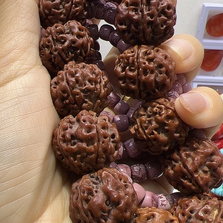 木质磁石6/6紫宋木手串