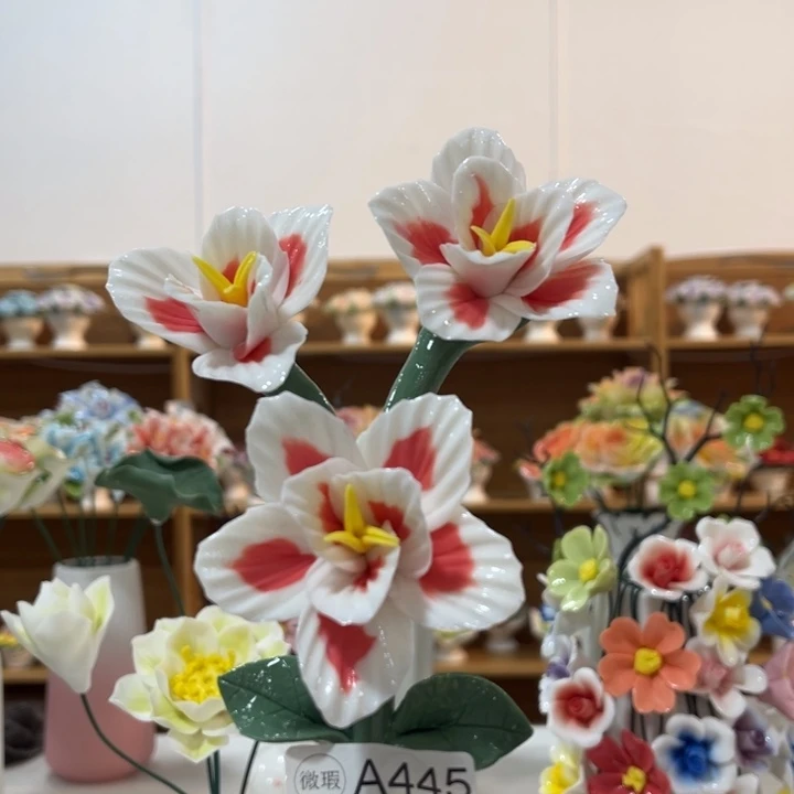 陶瓷非遗陶瓷花朵445