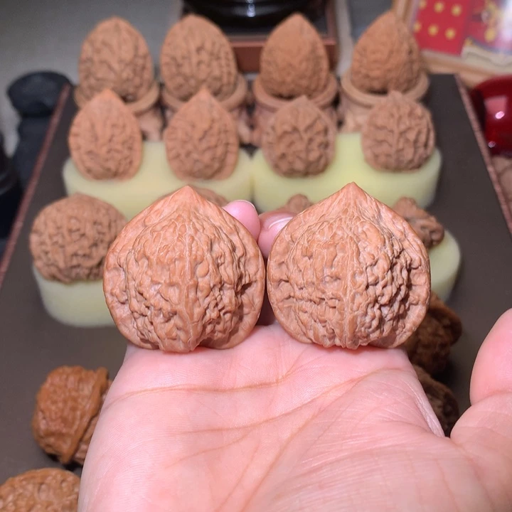 核桃文玩核桃把件七步沟公子帽