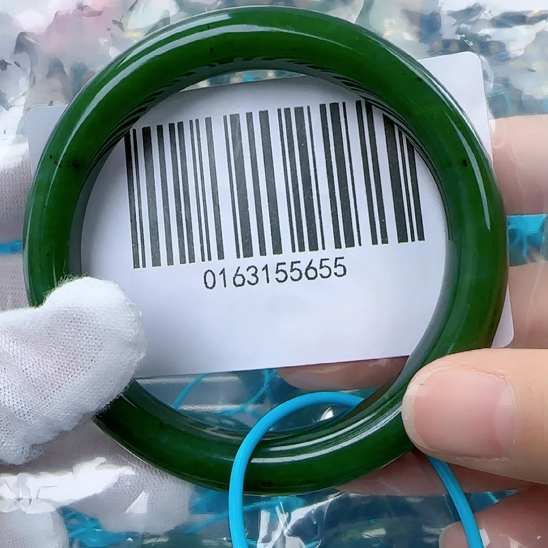 和田玉（碧玉）手镯未镶嵌60.5