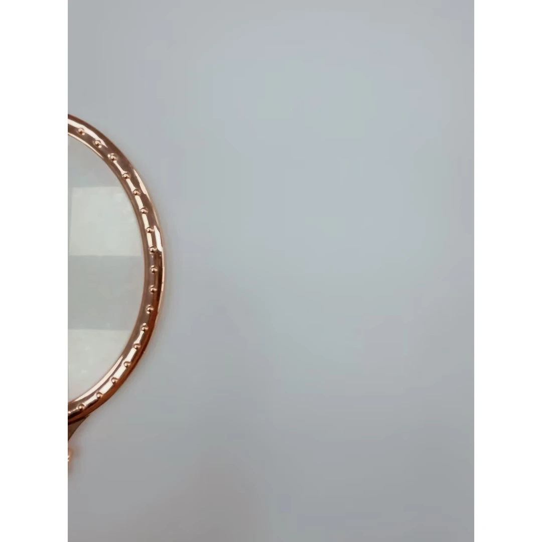 T家玫瑰金色手持！收纳包！004