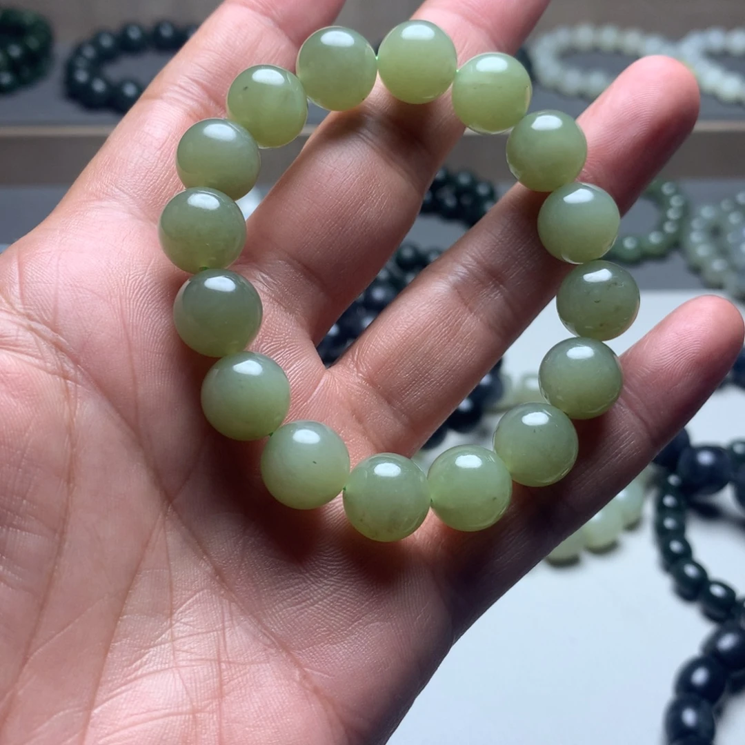 和田玉未镶嵌手链