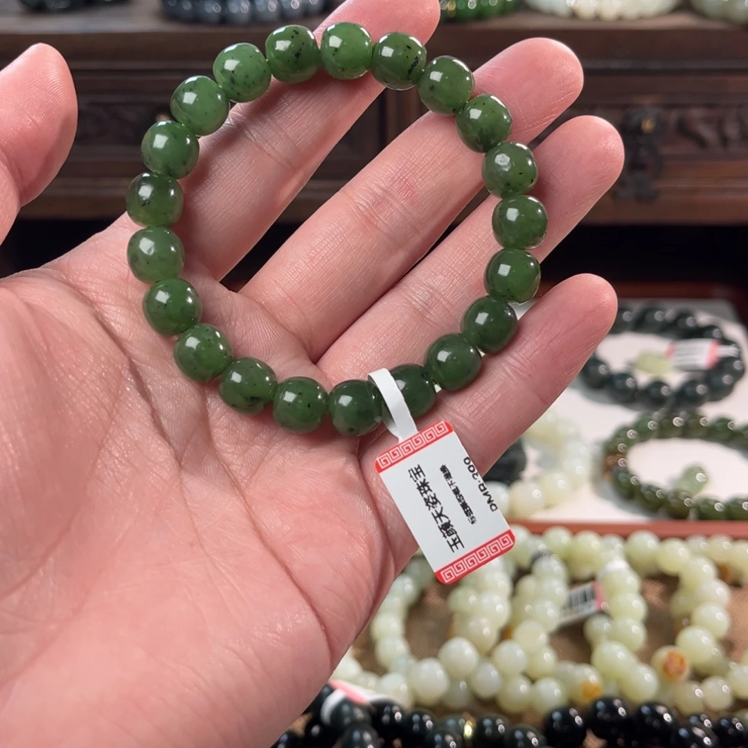付***哥和田玉未镶嵌手链