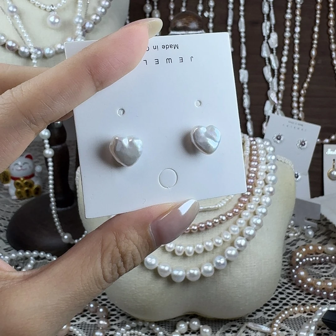 耳钉淡水珍珠未镶嵌