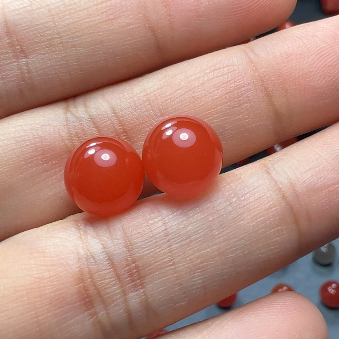 南红玛瑙珠子未镶嵌