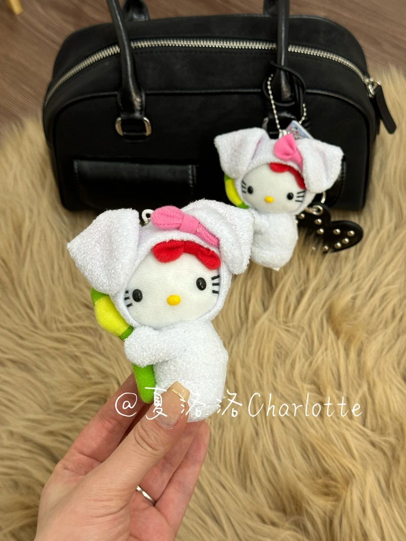 山阴限定麦穗兔kitty包包挂件可爱少女心包挂饰