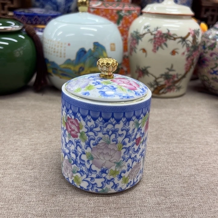 高端陶瓷茶叶密封罐