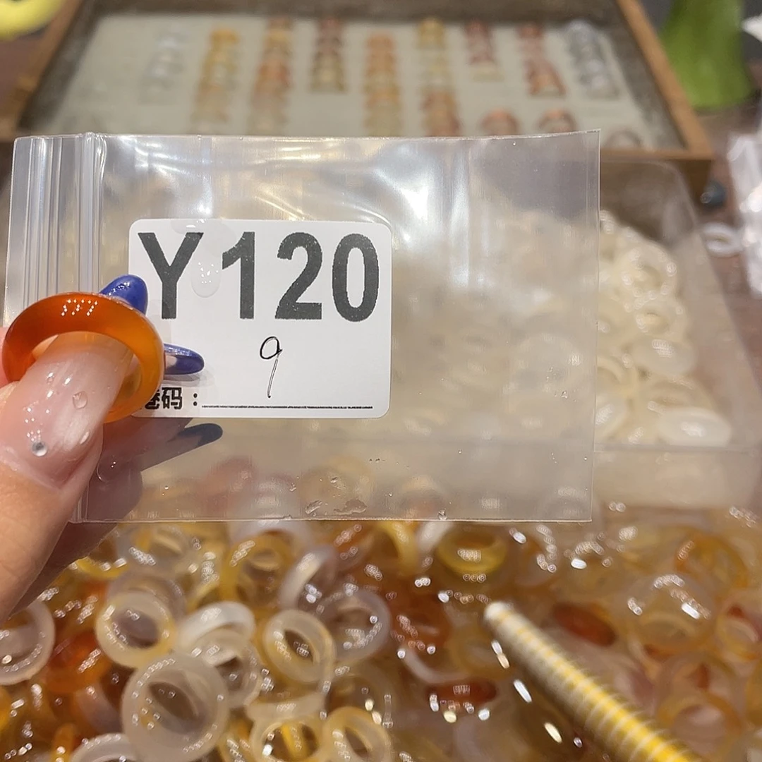 玛瑙/玉髓未镶嵌戒指120