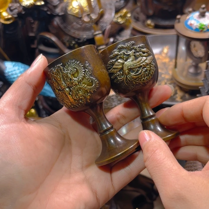 铜器摆件收收藏藏