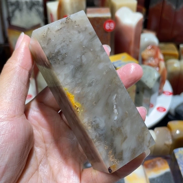 寿山石印石素章印章