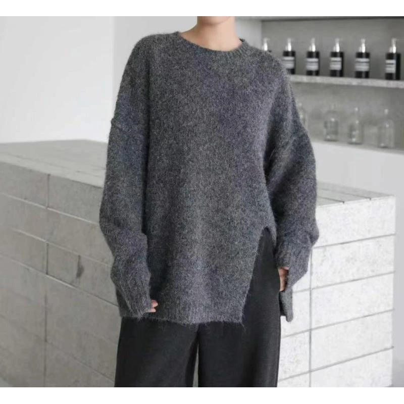 5725号#12316#拉绒重磅针织毛衣