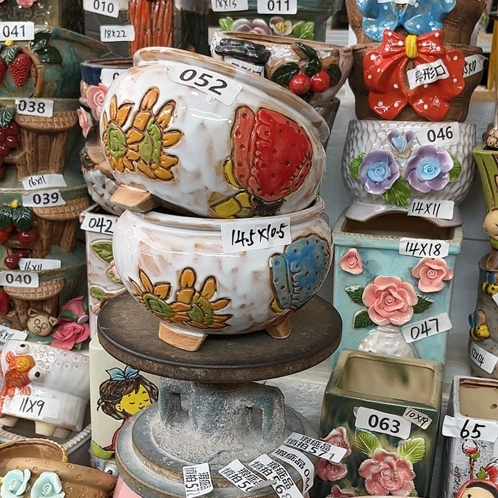 花盆紫砂粗陶材质多肉花盆