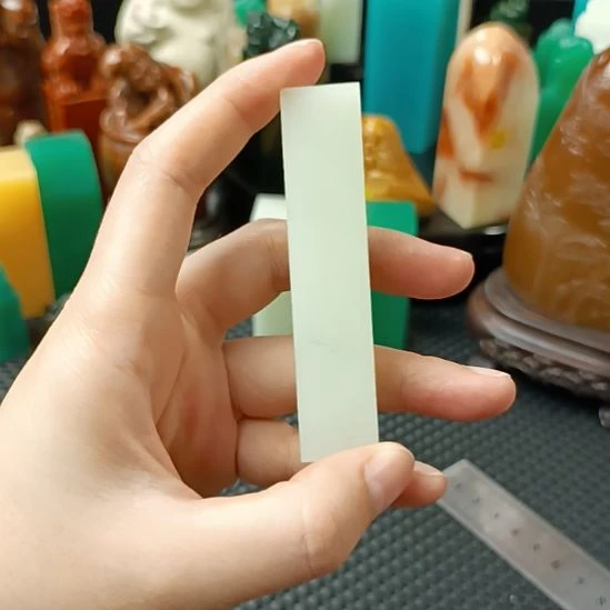 寿山石印石芙蓉青素章