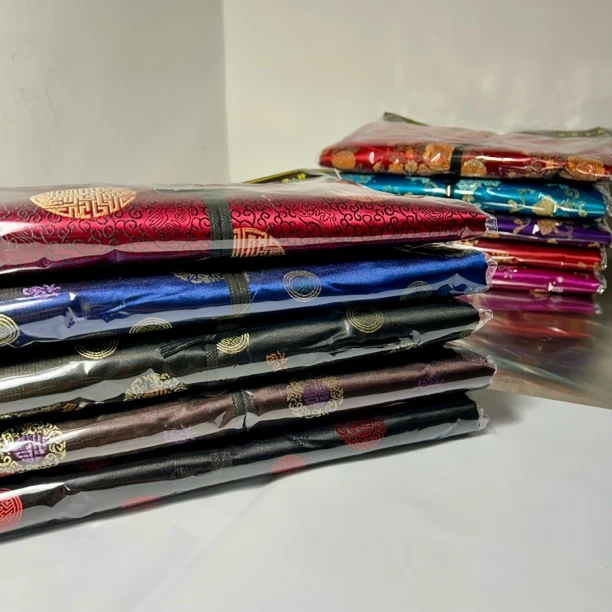 【高档】织锦缎布料复古古装汉服唐装