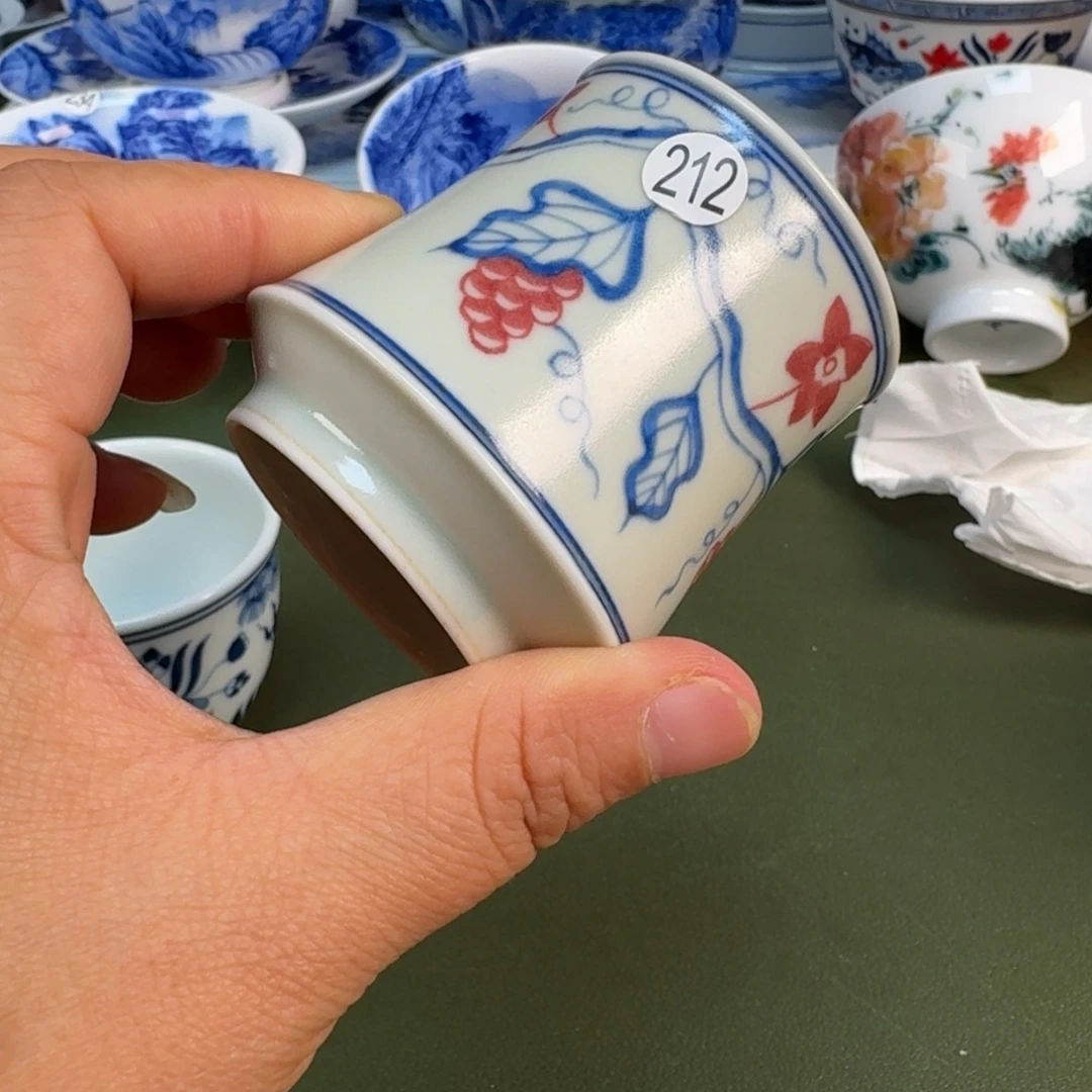 陶景德镇纯手绘茶具圆圆212